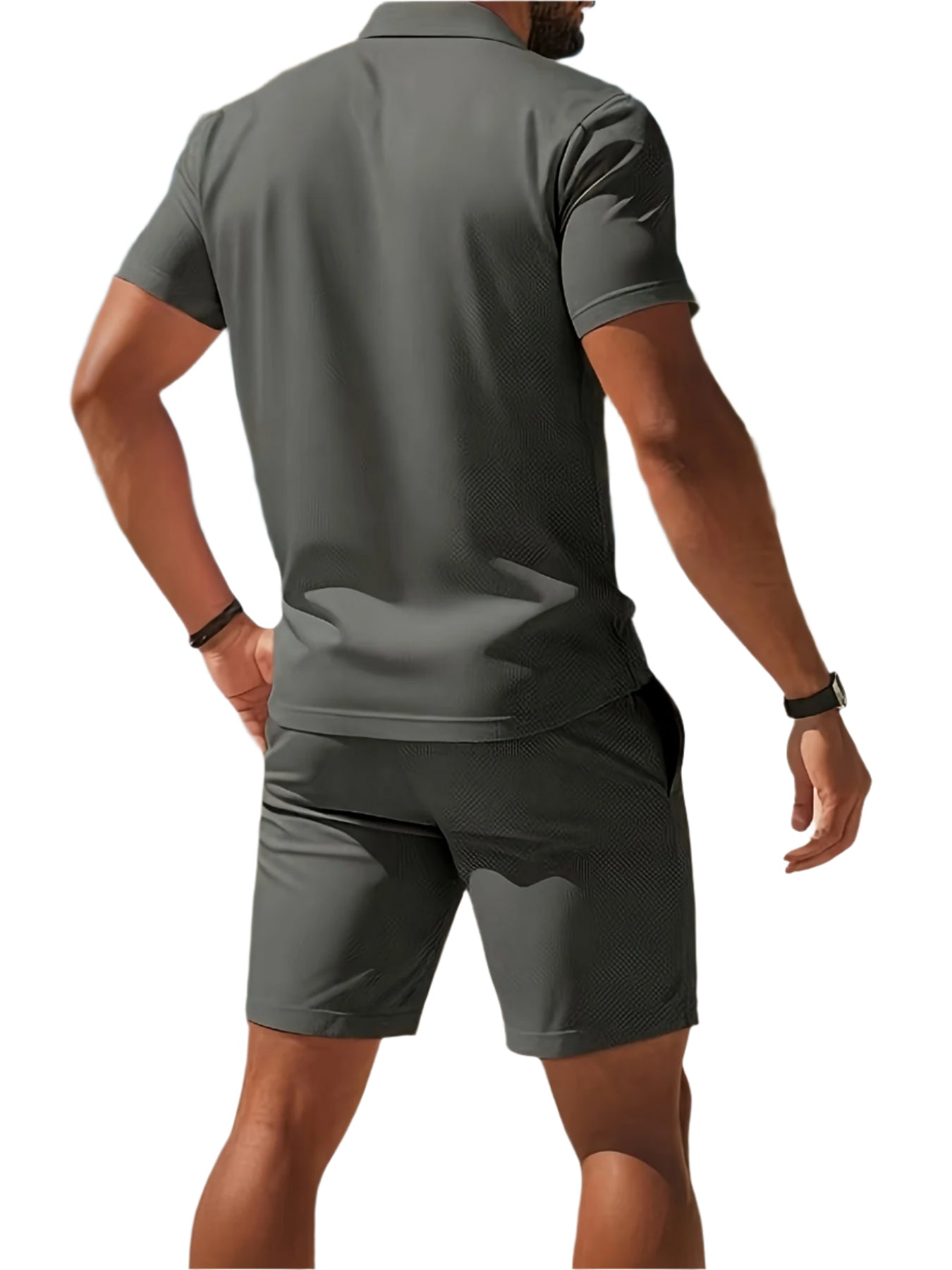 Herren Zweiteiler – Poloshirt & Shorts