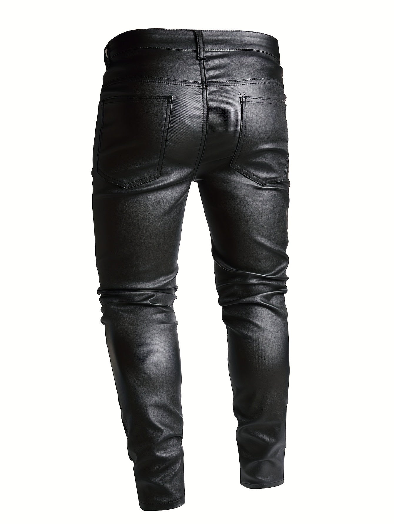 Herren Lederhose - Skinny Fit
