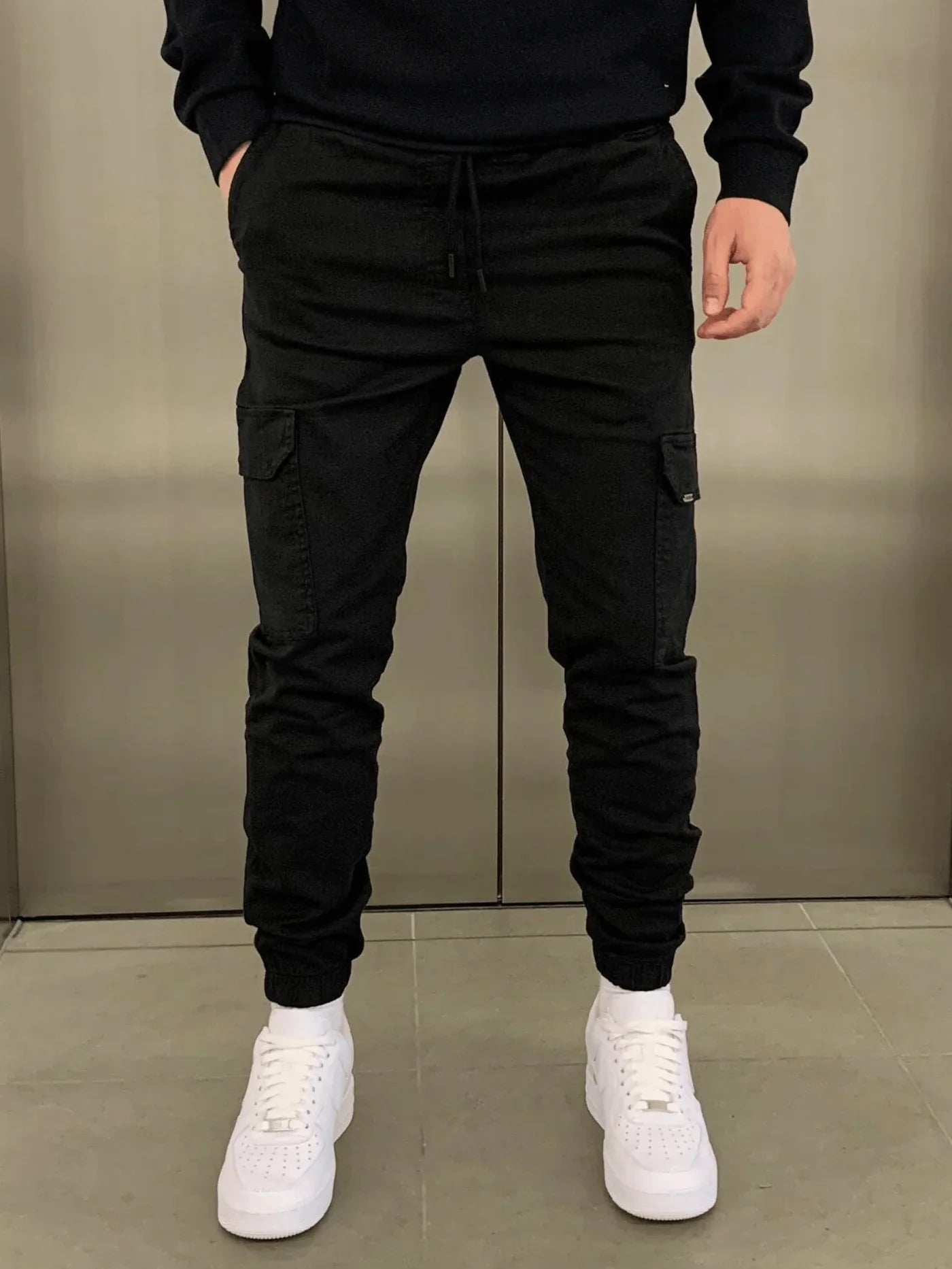 Herren Stretch Cargohose - Bequem und Funktional