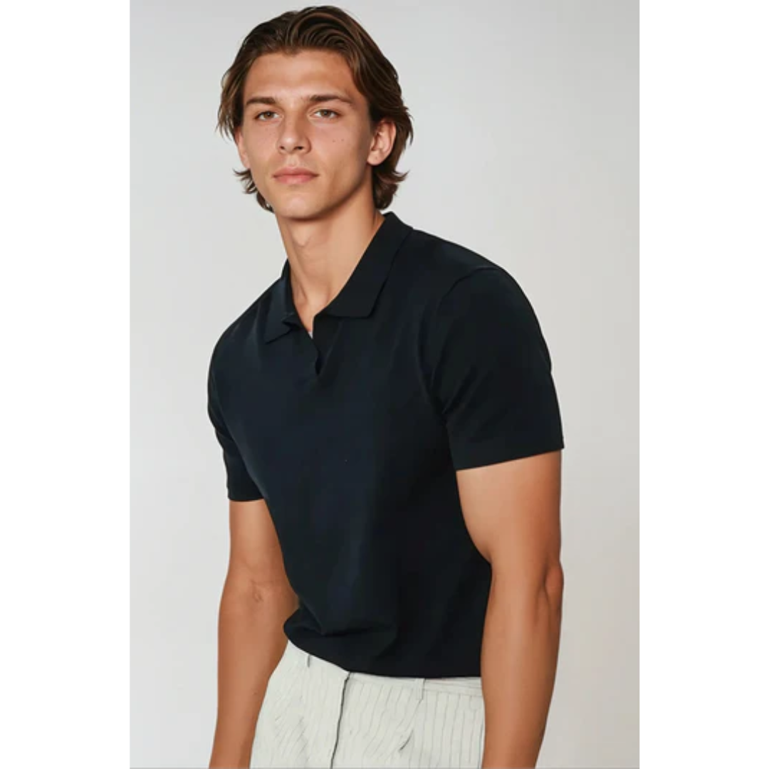 Herren Bequeme Poloshirt