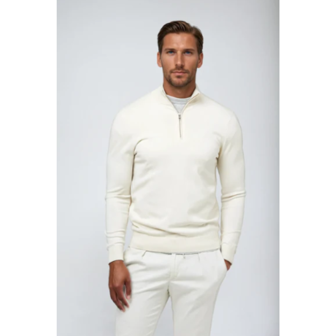 Herren Quarter Zip Pullover