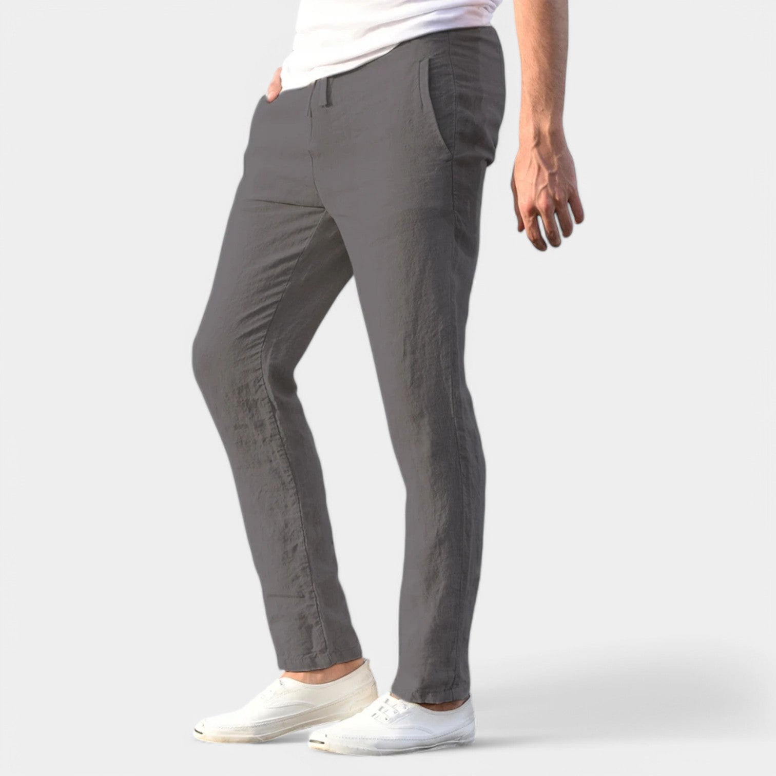 Herren Leinen-Sommerhosen