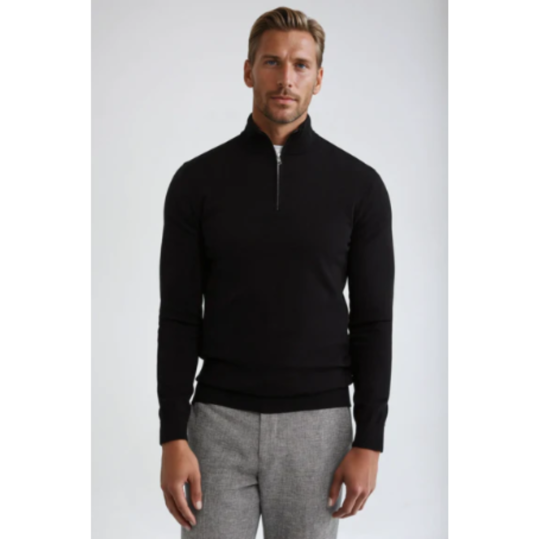 Herren Quarter Zip Pullover