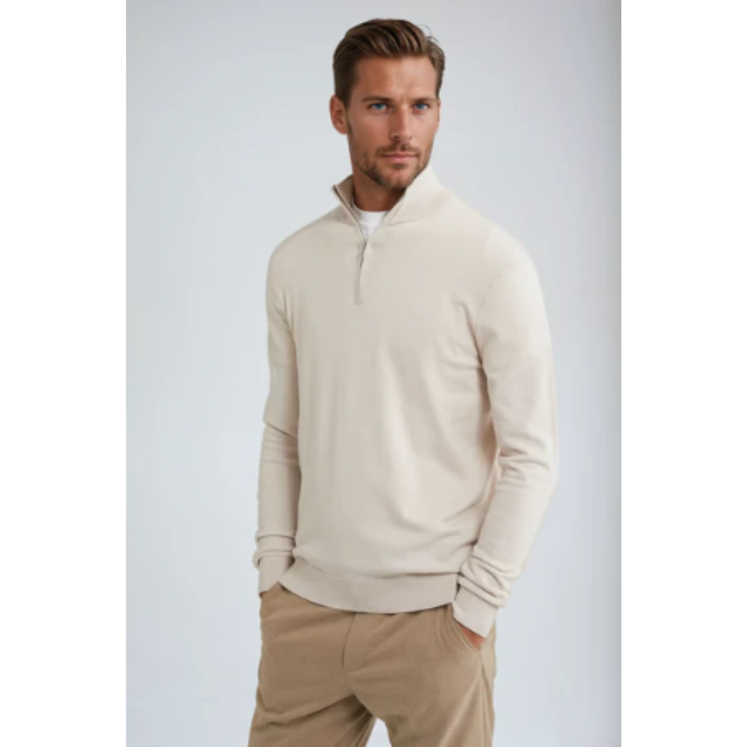 Herren Quarter Zip Pullover