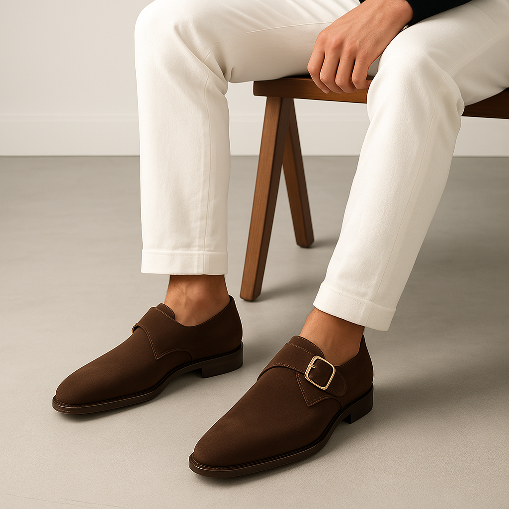 Herren Dressschuhe mit Monk Strap – Für Hochzeiten und formelle Outfits