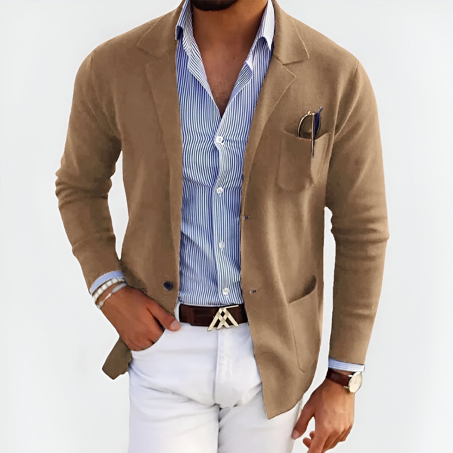 Herren Elegante Leichte Sommerjacke