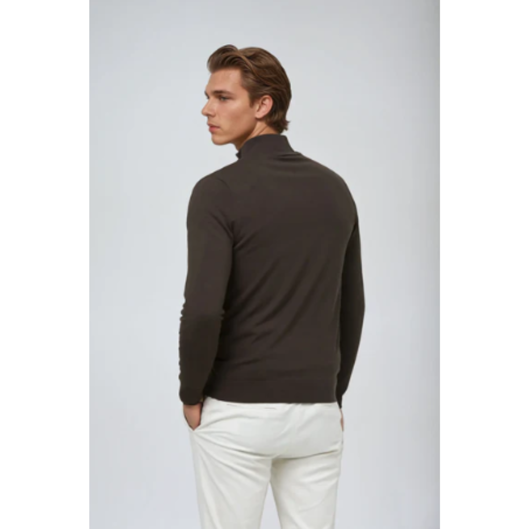 Herren Quarter Zip Pullover