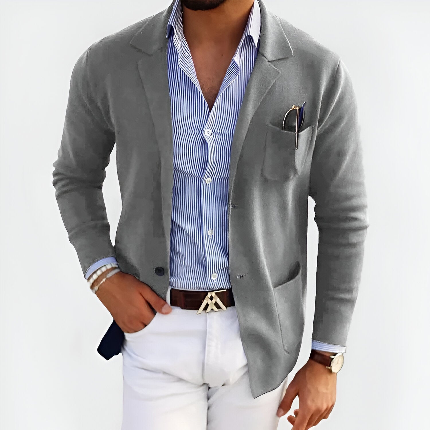 Herren Elegante Leichte Sommerjacke