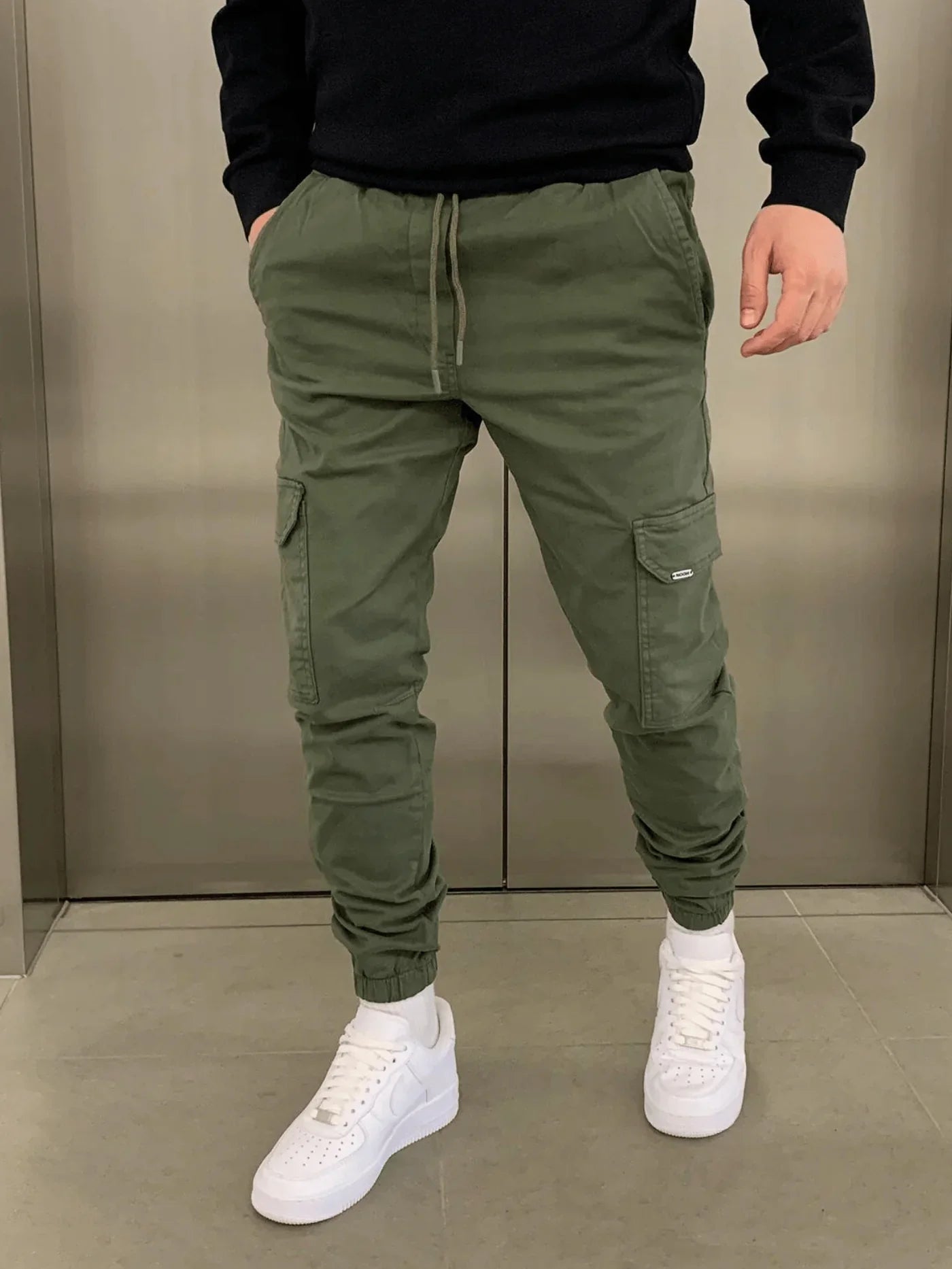 Herren Stretch Cargohose - Bequem und Funktional