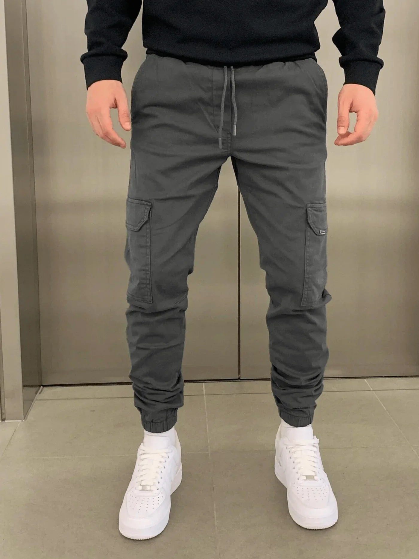 Herren Stretch Cargohose - Bequem und Funktional