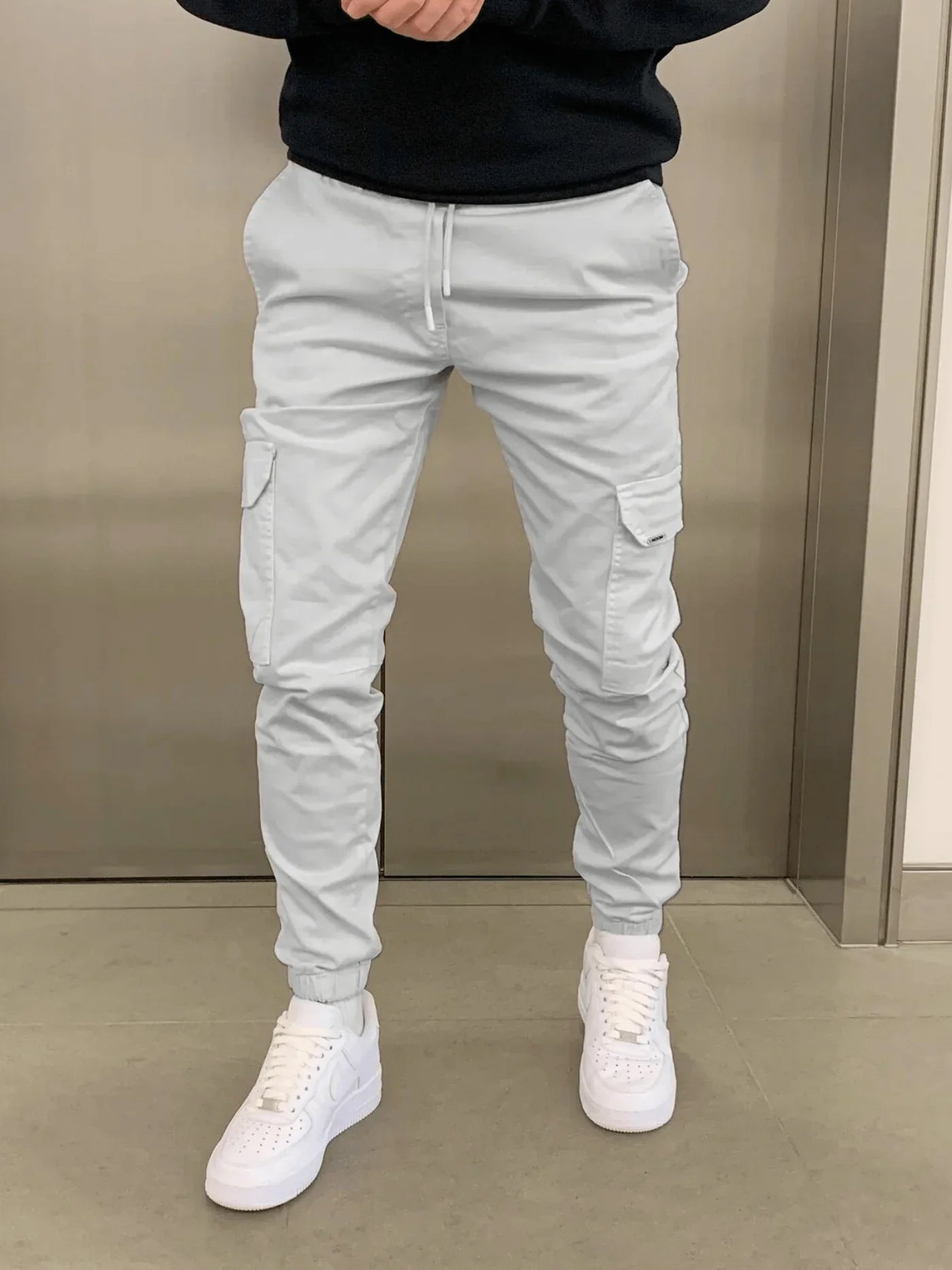 Herren Stretch Cargohose - Bequem und Funktional
