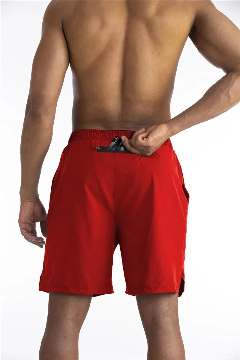 Herren Sportshorts – Mit Innenhose und Sicheren Taschen