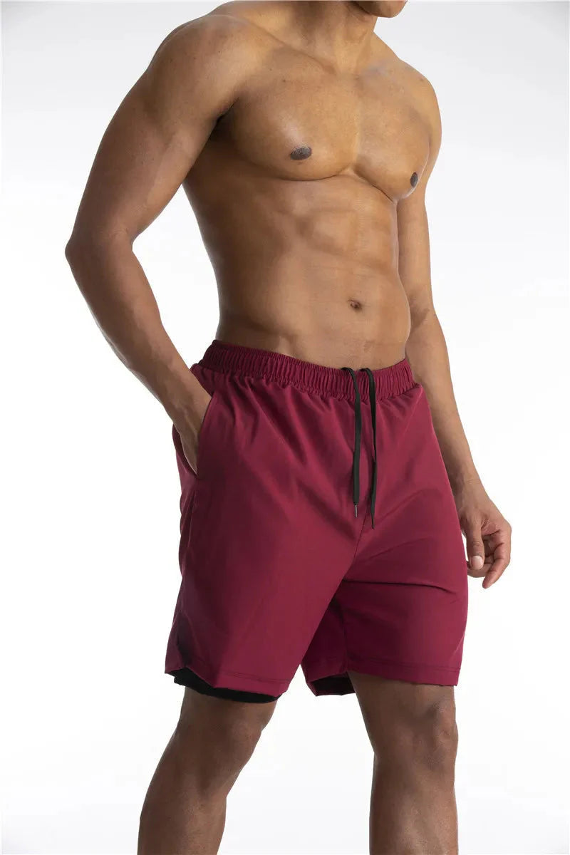 Herren Sportshorts – Mit Innenhose und Sicheren Taschen