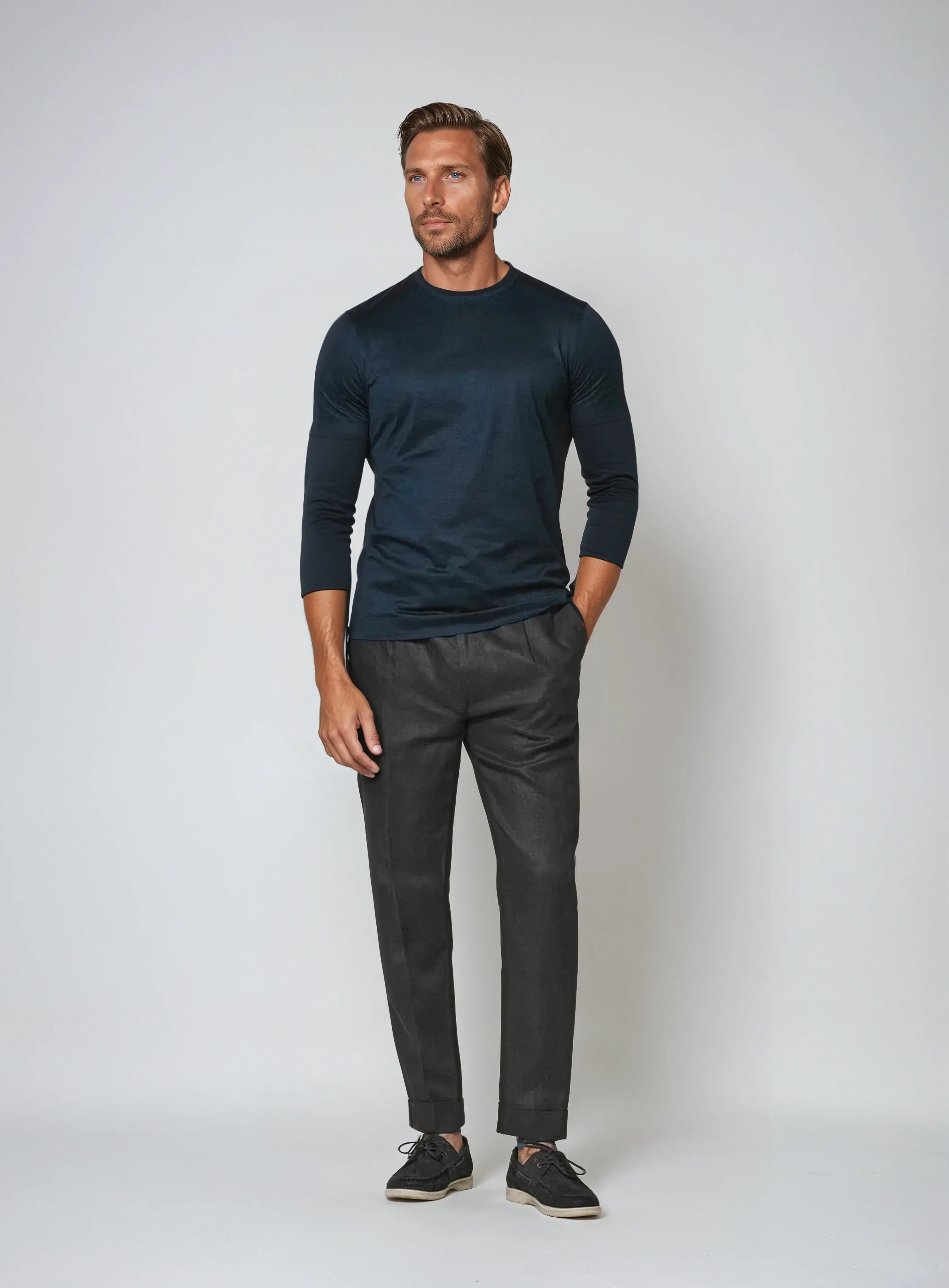 Herren Leinen-Sommerhose - Bequeme Passform