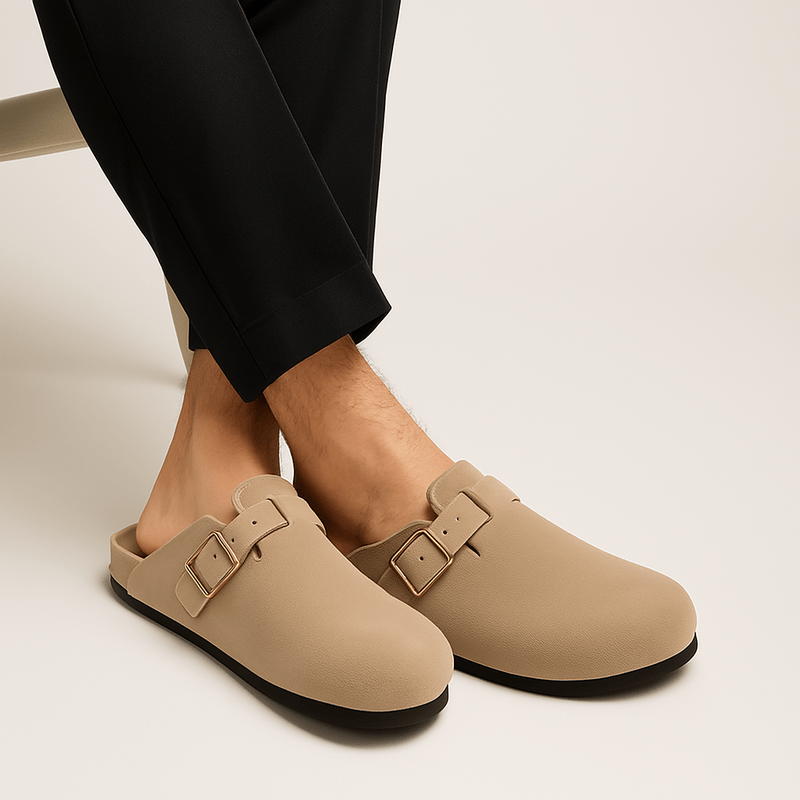Herren Wildleder Sommer Clogs