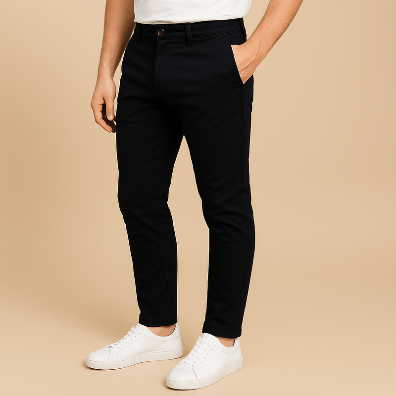 Herren Stretch-Chinohose - Bequeme Alltagspassform