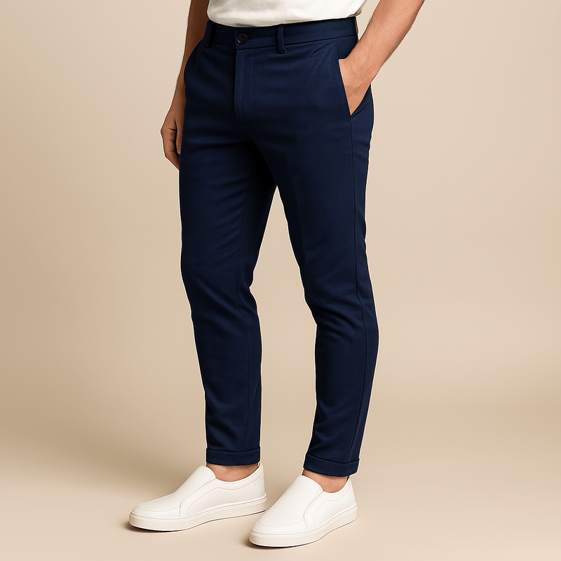 Herren Stretch-Chinohose - Bequeme Alltagspassform