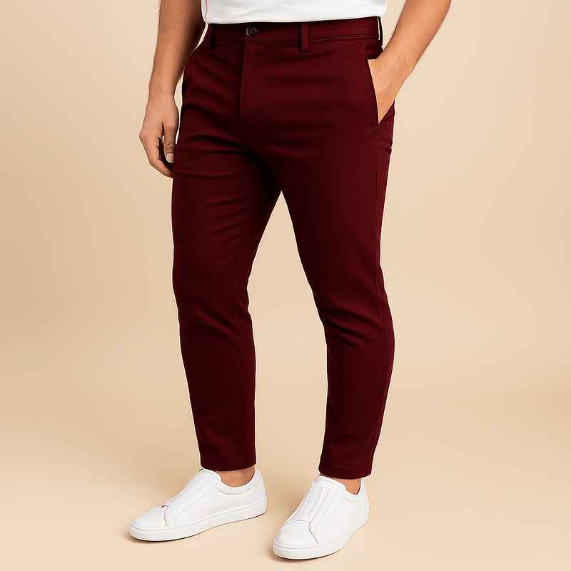 Herren Stretch-Chinohose - Bequeme Alltagspassform