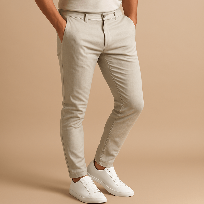 Herren Stretch-Chinohose - Bequeme Alltagspassform