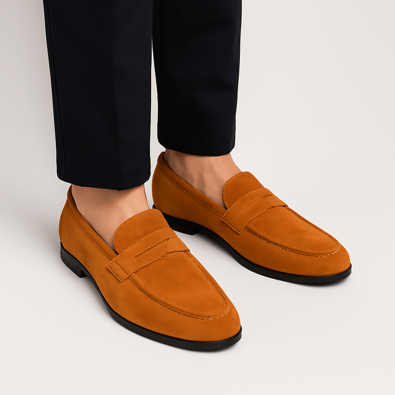 Herren Sommer Loafers - Weiche Wildleder Slip-Ons