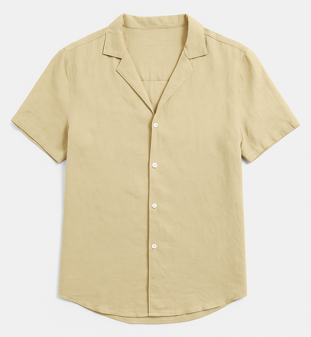 Herren Leinenhemd - Oversized Passform