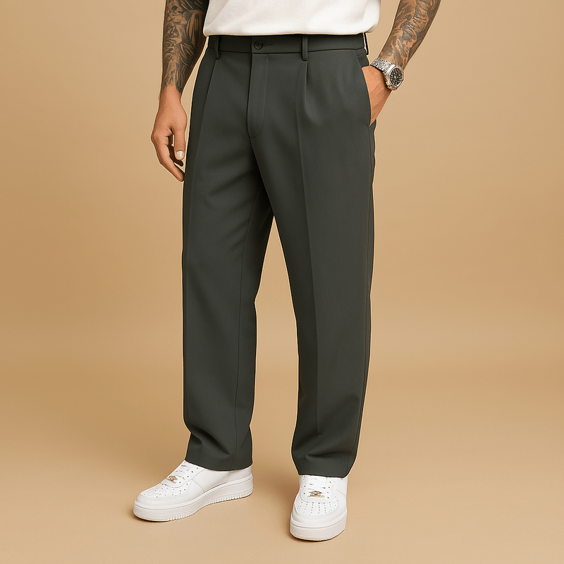 Herren Tailored Stoffhose
