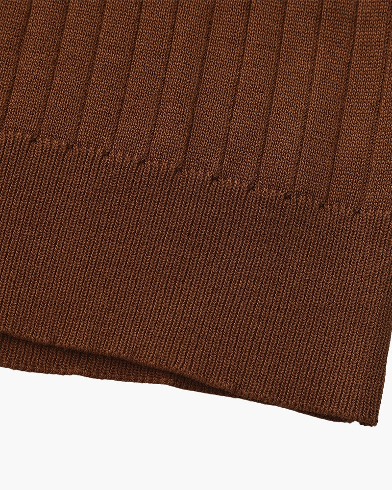 Herren-Poloshirt mit Rippstruktur