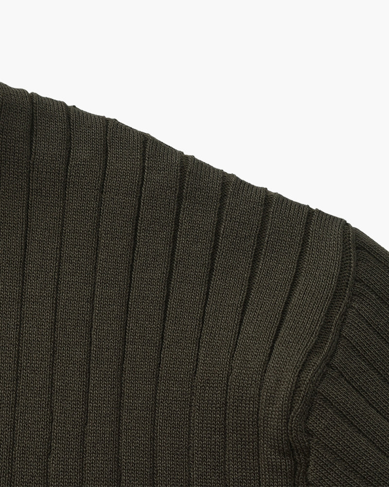 Herren-Poloshirt mit Rippstruktur