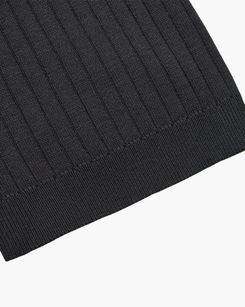 Herren-Poloshirt mit Rippstruktur