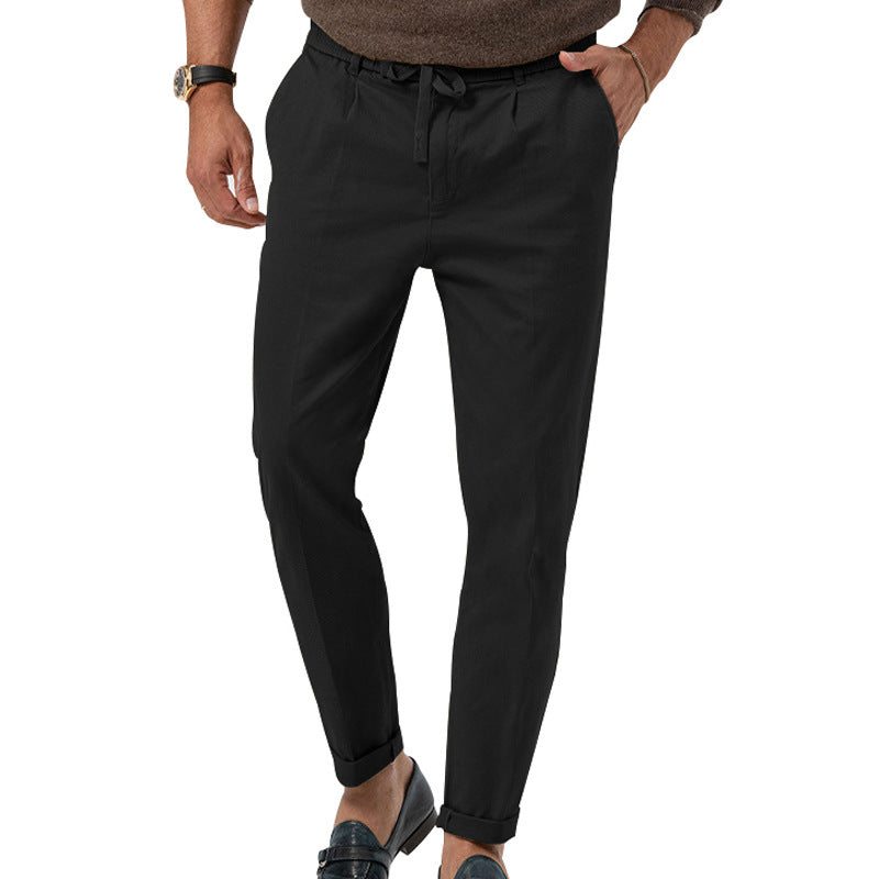 Herren Leinenmischung Hosen