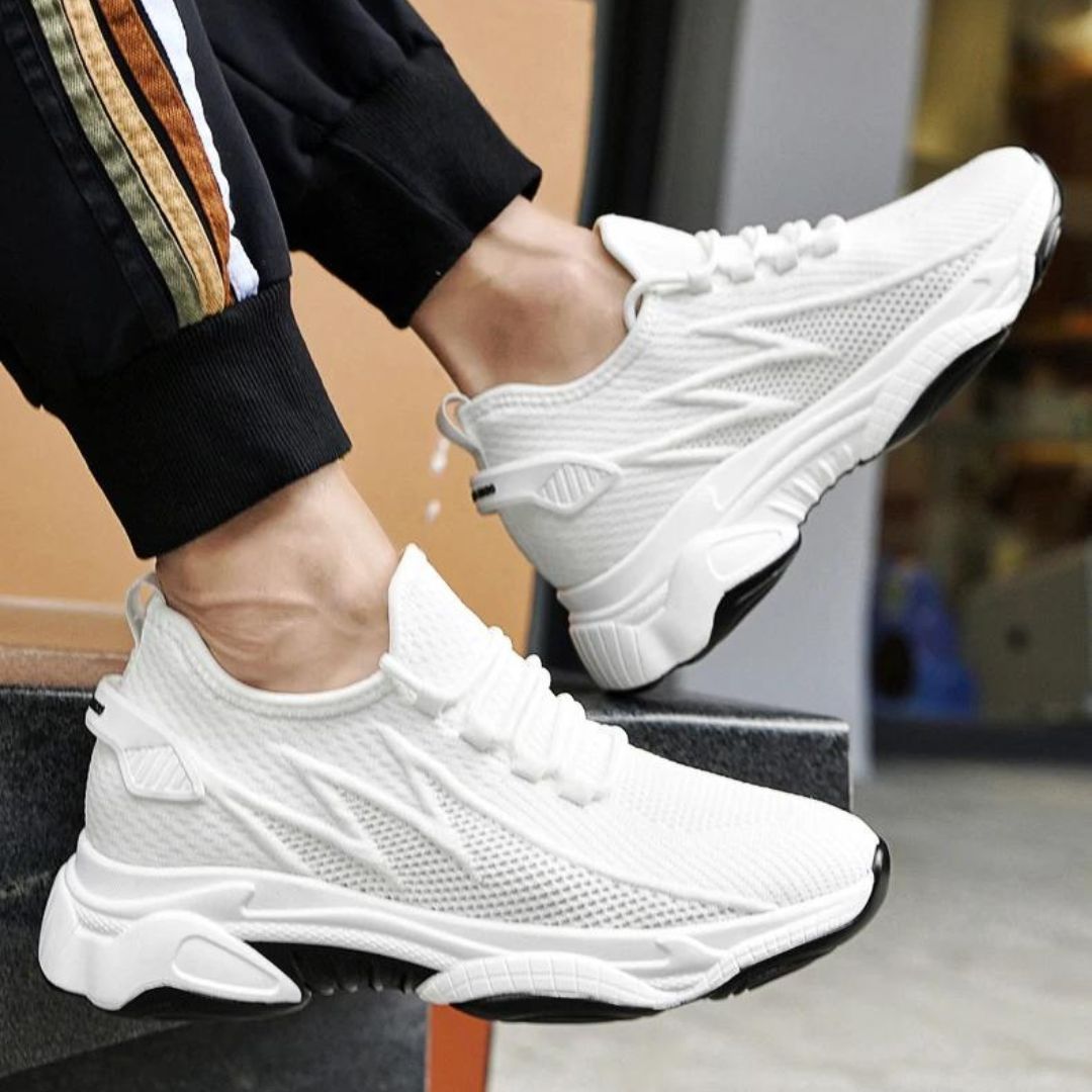Herren Weiße Ausbilder - Atmungsaktive Laufschuhe