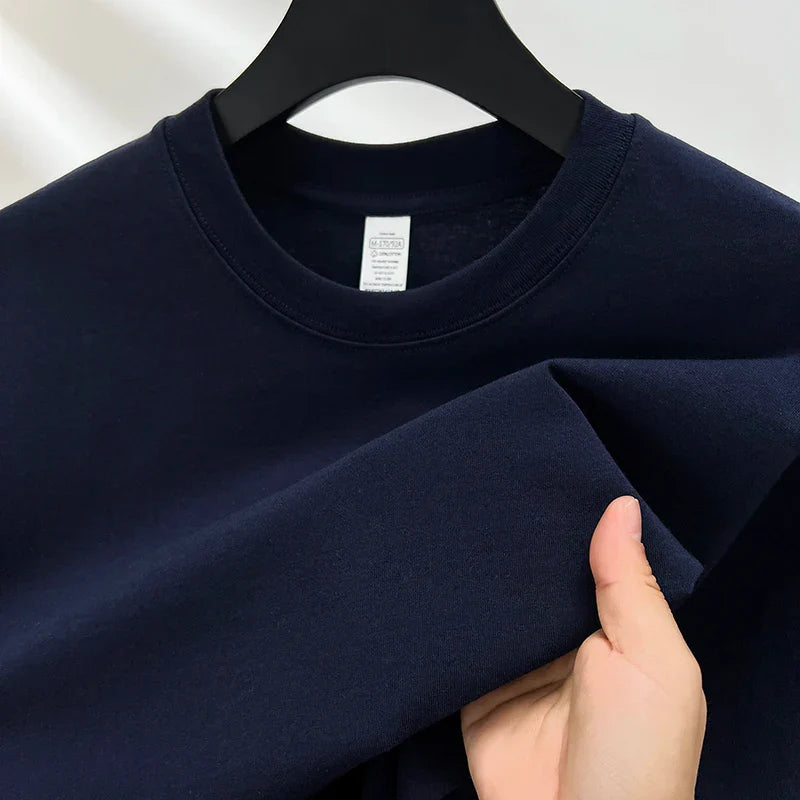 Herren Oversize T-Shirt mit Rundhalsausschnitt