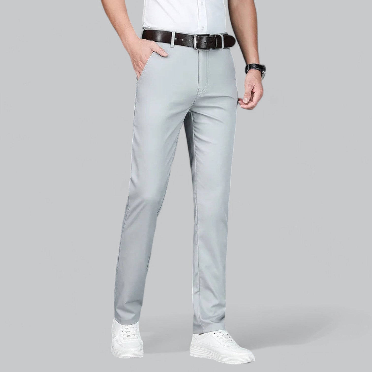 Herren Formelle Business Hosen - Schlanke Passform
