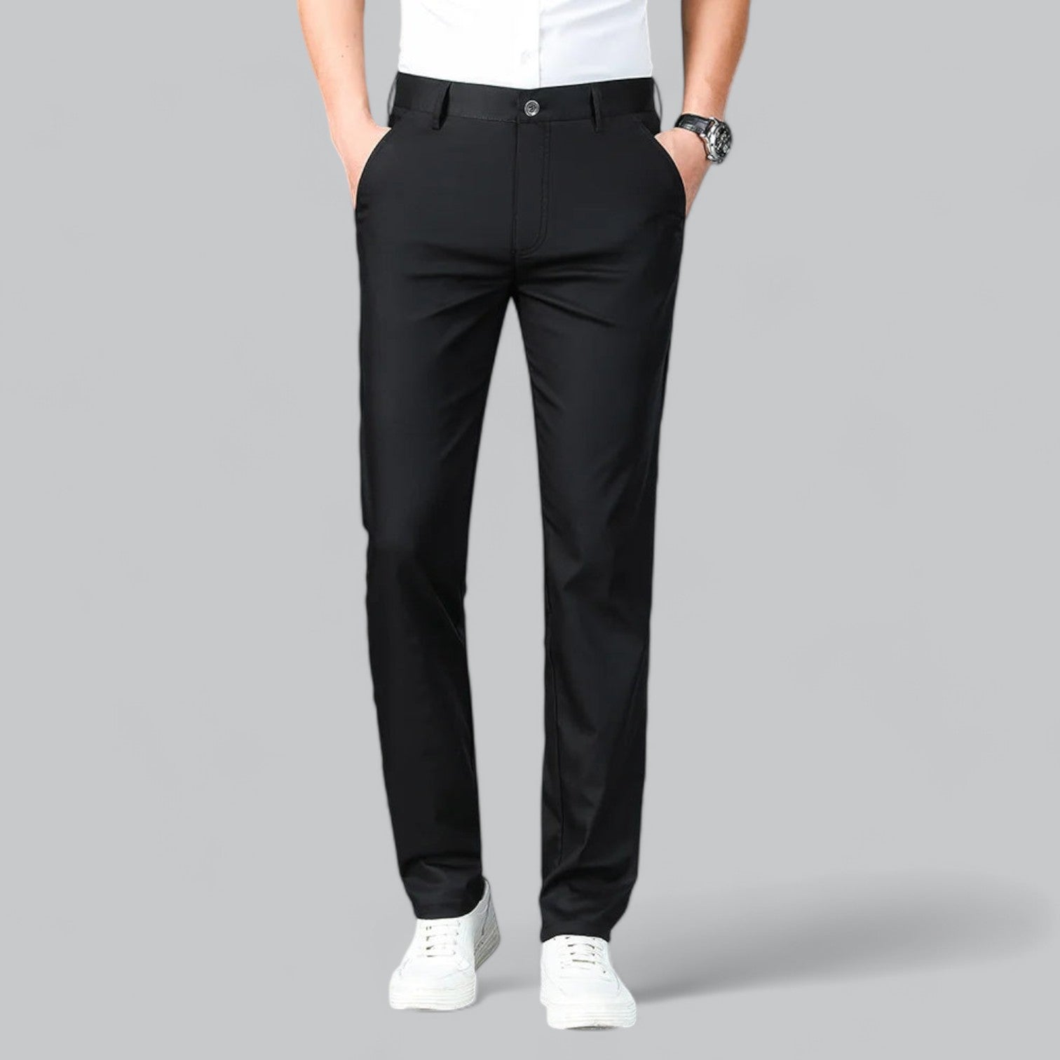 Herren Formelle Business Hosen - Schlanke Passform