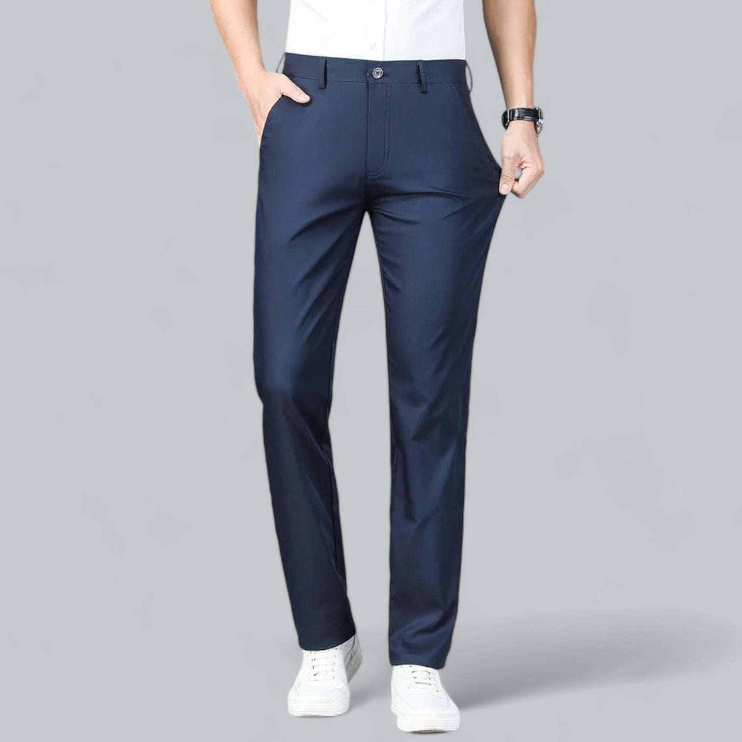 Herren Formelle Business Hosen - Schlanke Passform