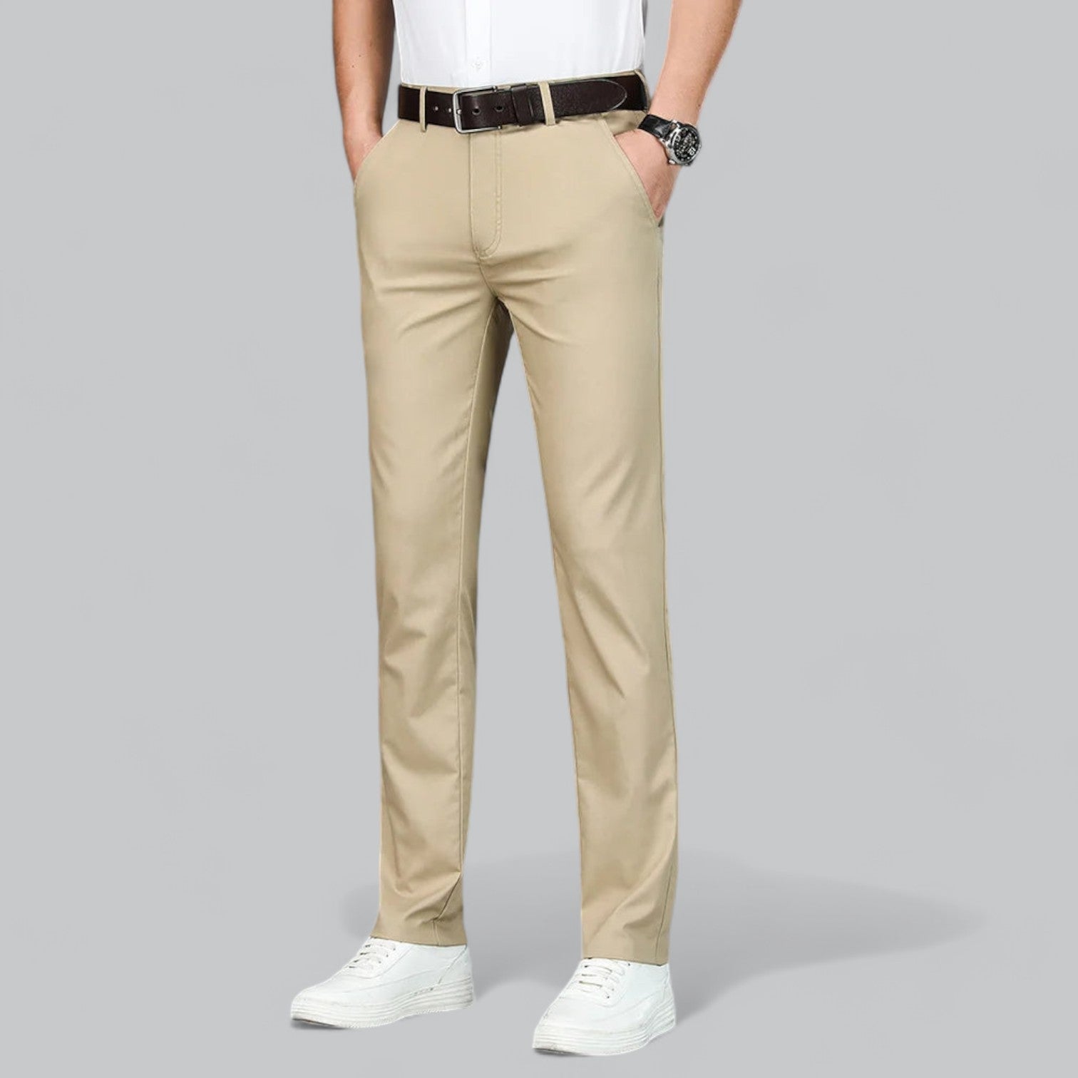 Herren Formelle Business Hosen - Schlanke Passform
