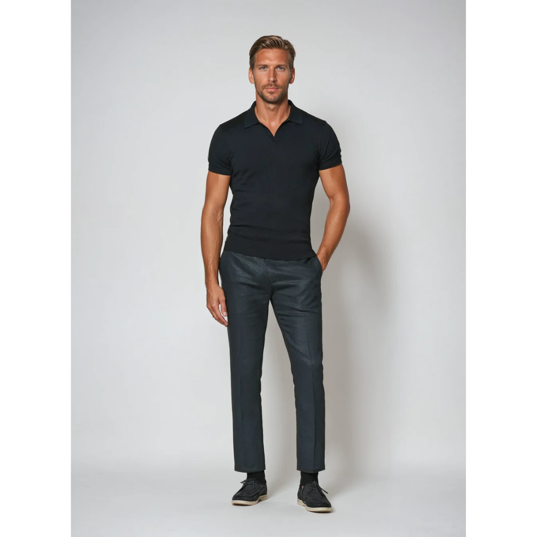 Herren Bequeme Poloshirt