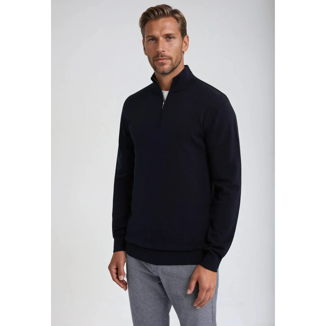 Herren Quarter Zip Pullover