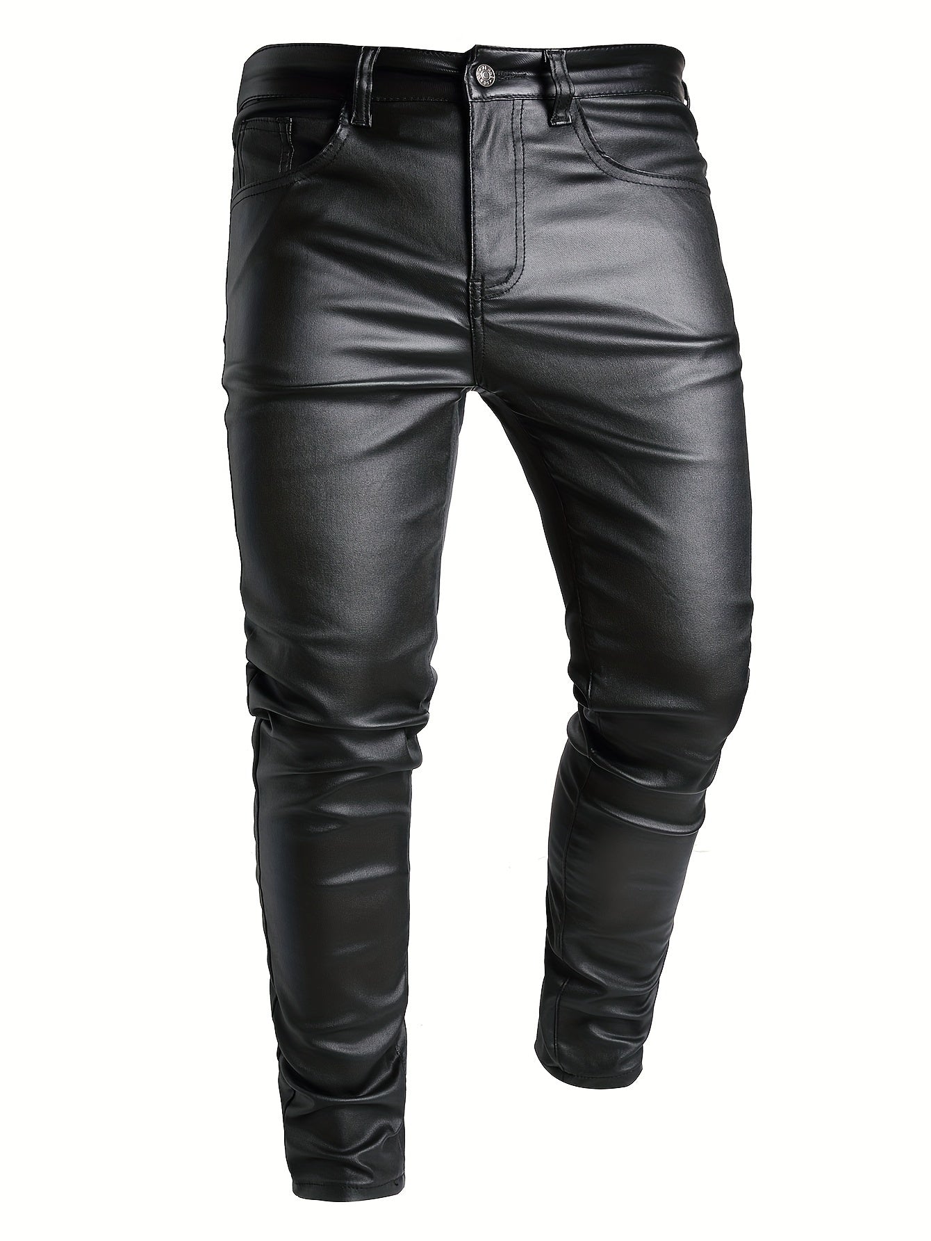 Herren Lederhose - Skinny Fit