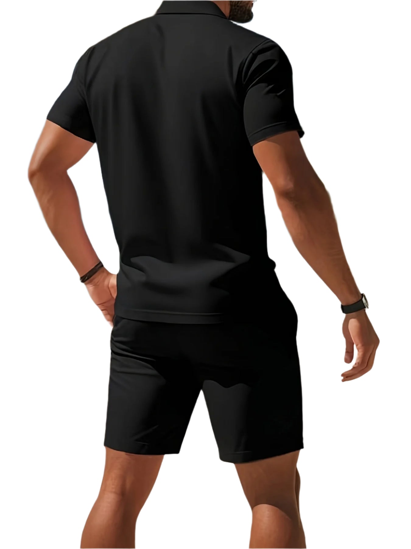 Herren Zweiteiler – Poloshirt & Shorts