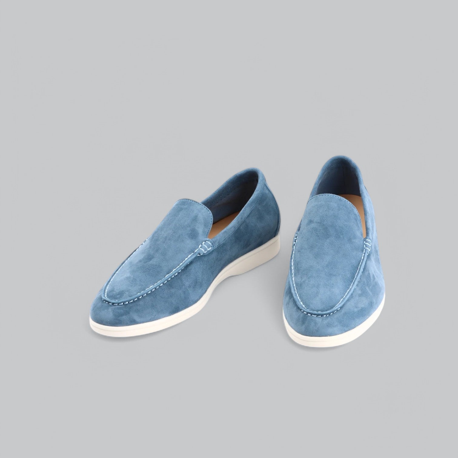 Herren Sommer Loafers - Wildleder Mokassins Slip-On Schuhe