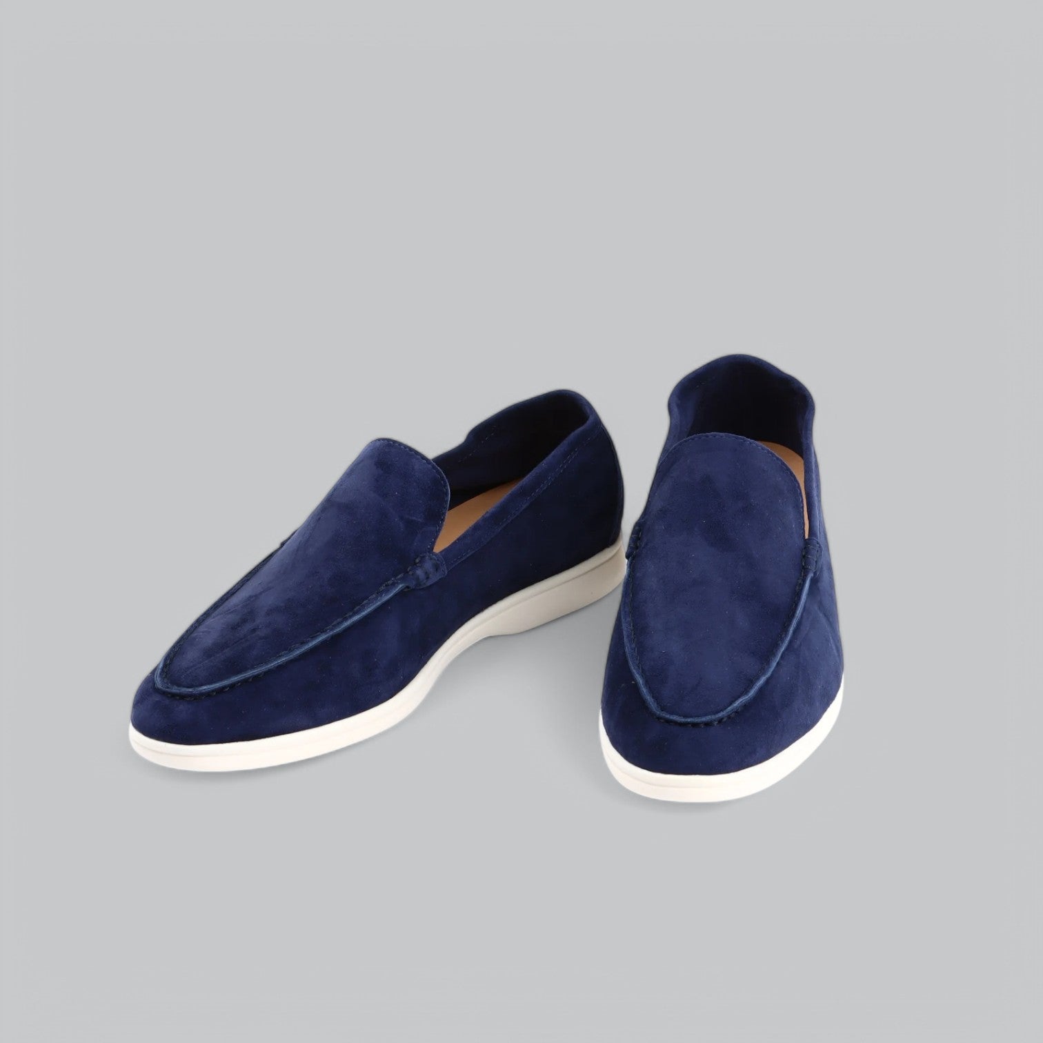 Herren Sommer Loafers - Wildleder Mokassins Slip-On Schuhe
