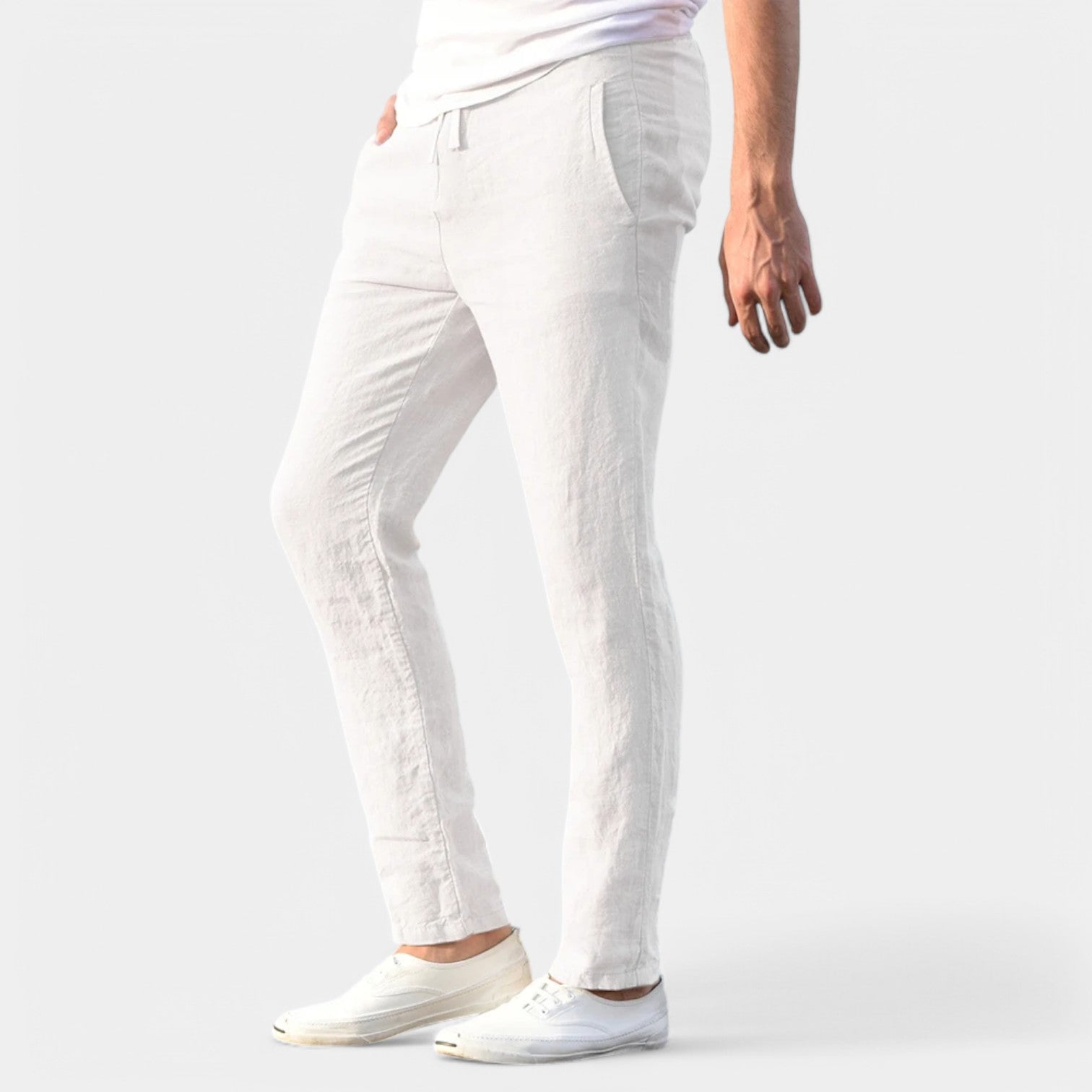 Herren Leinen-Sommerhosen