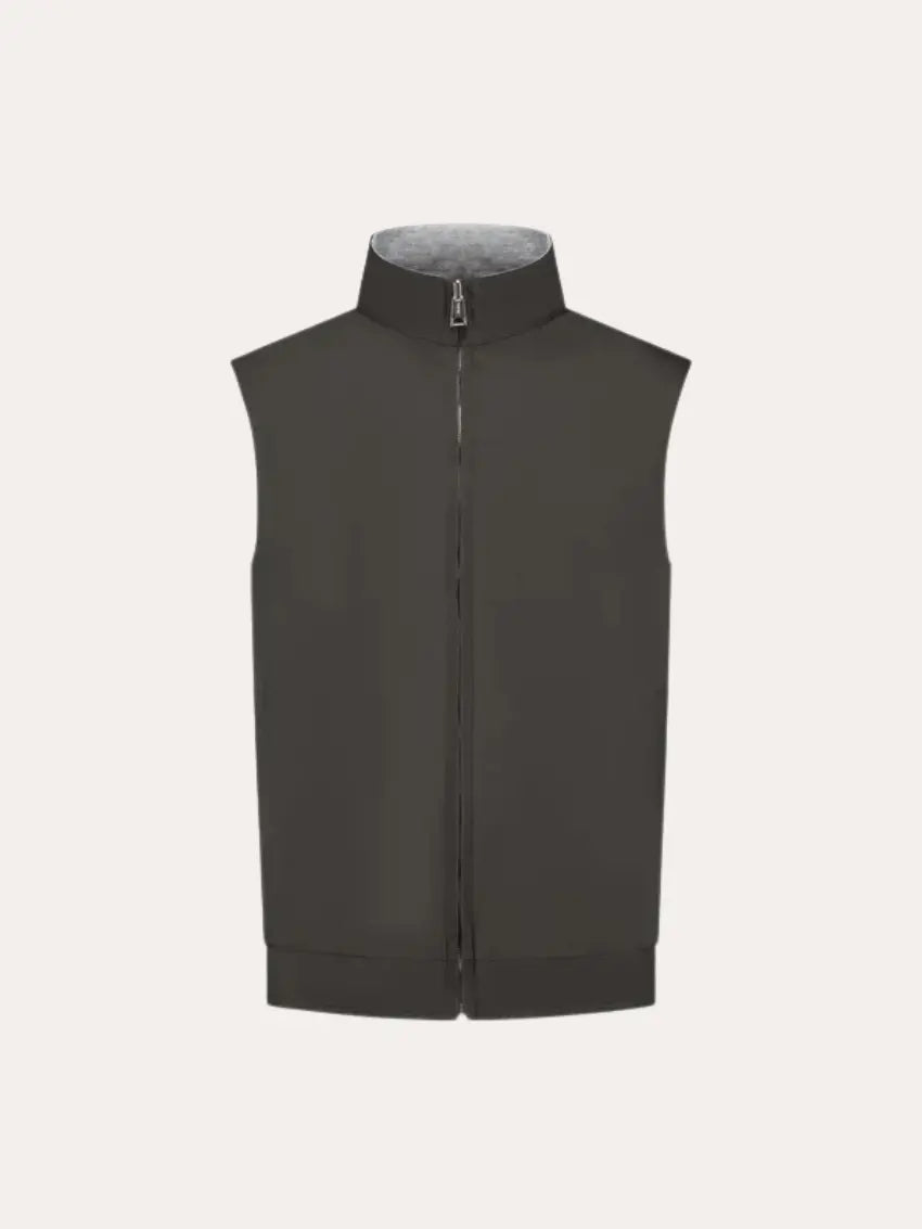Herren Gilet mit Reißverschluss