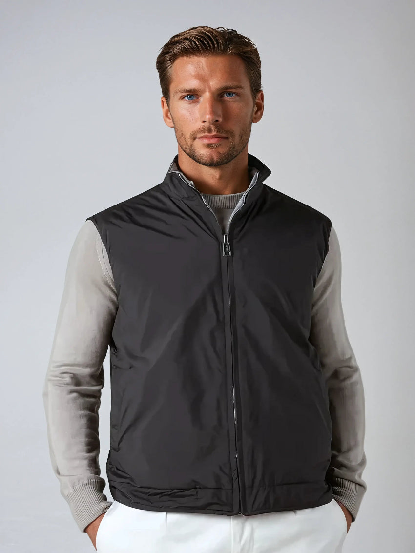 Herren Gilet mit Reißverschluss