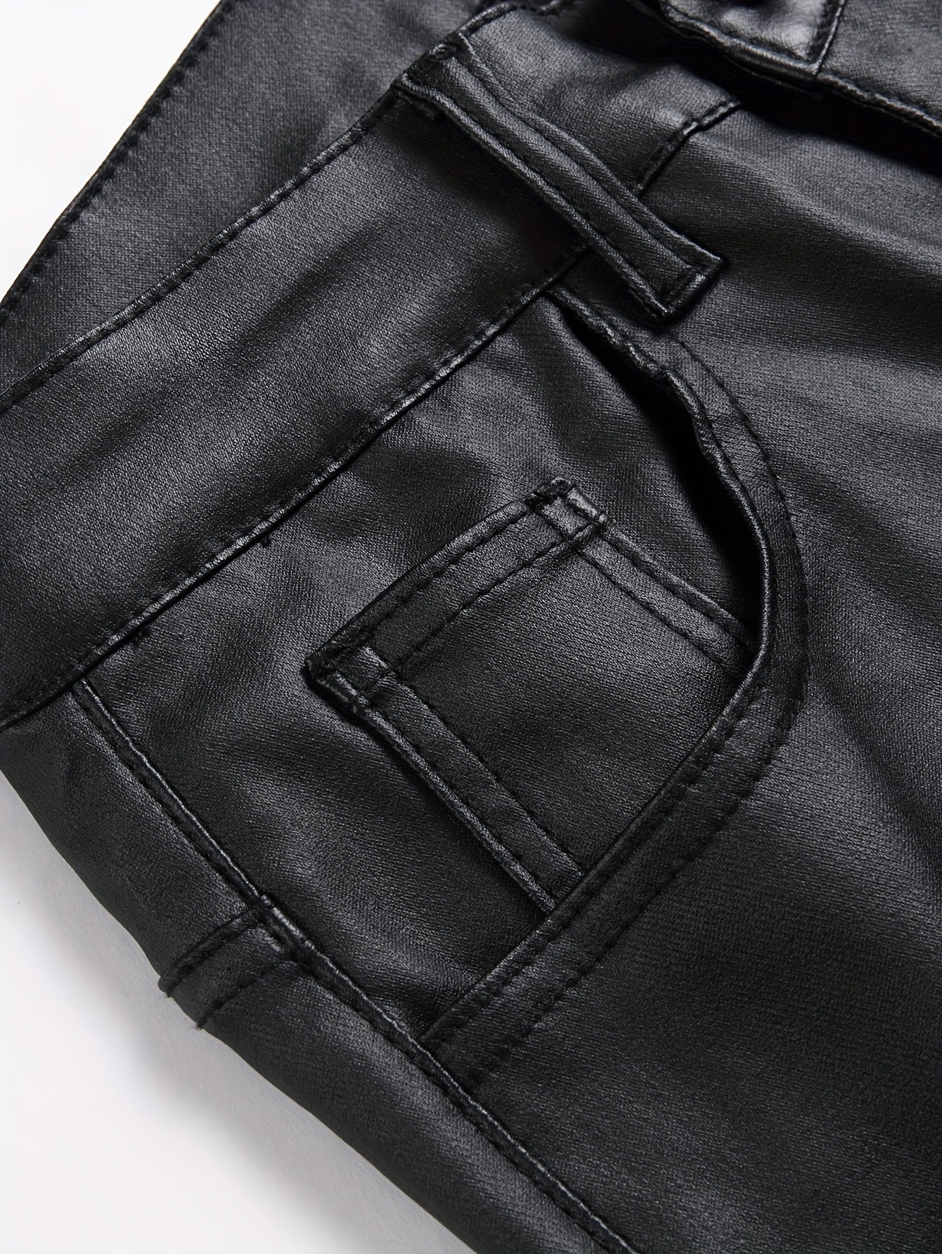 Herren Lederhose - Skinny Fit