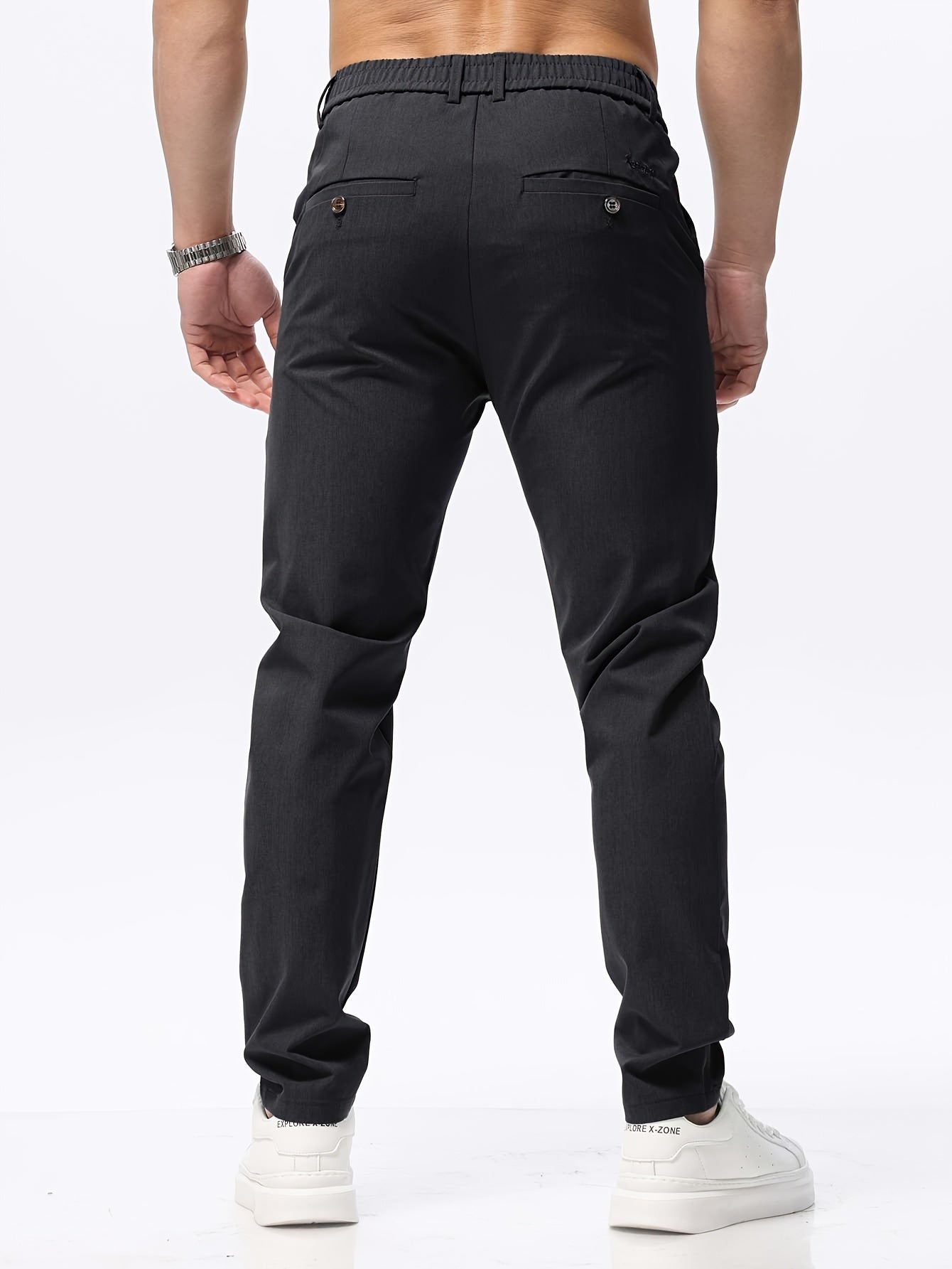 Herren Hose mit Elastischem Bund - Slim Fit und Bequem