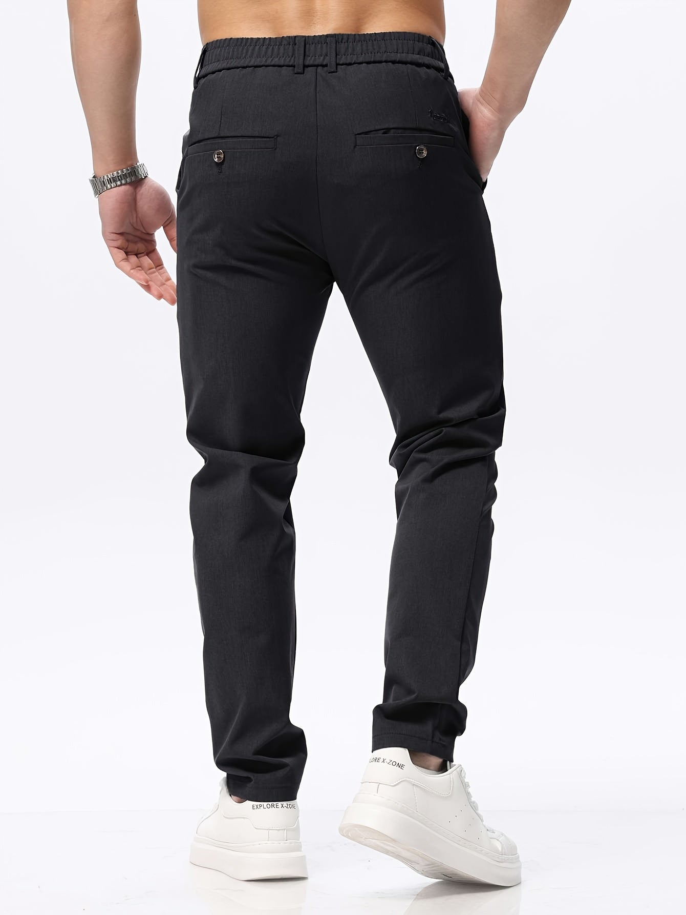 Herren Hose mit Elastischem Bund - Slim Fit und Bequem
