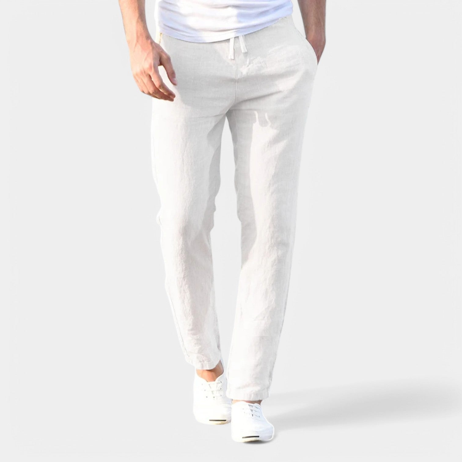 Herren Leinen-Sommerhosen