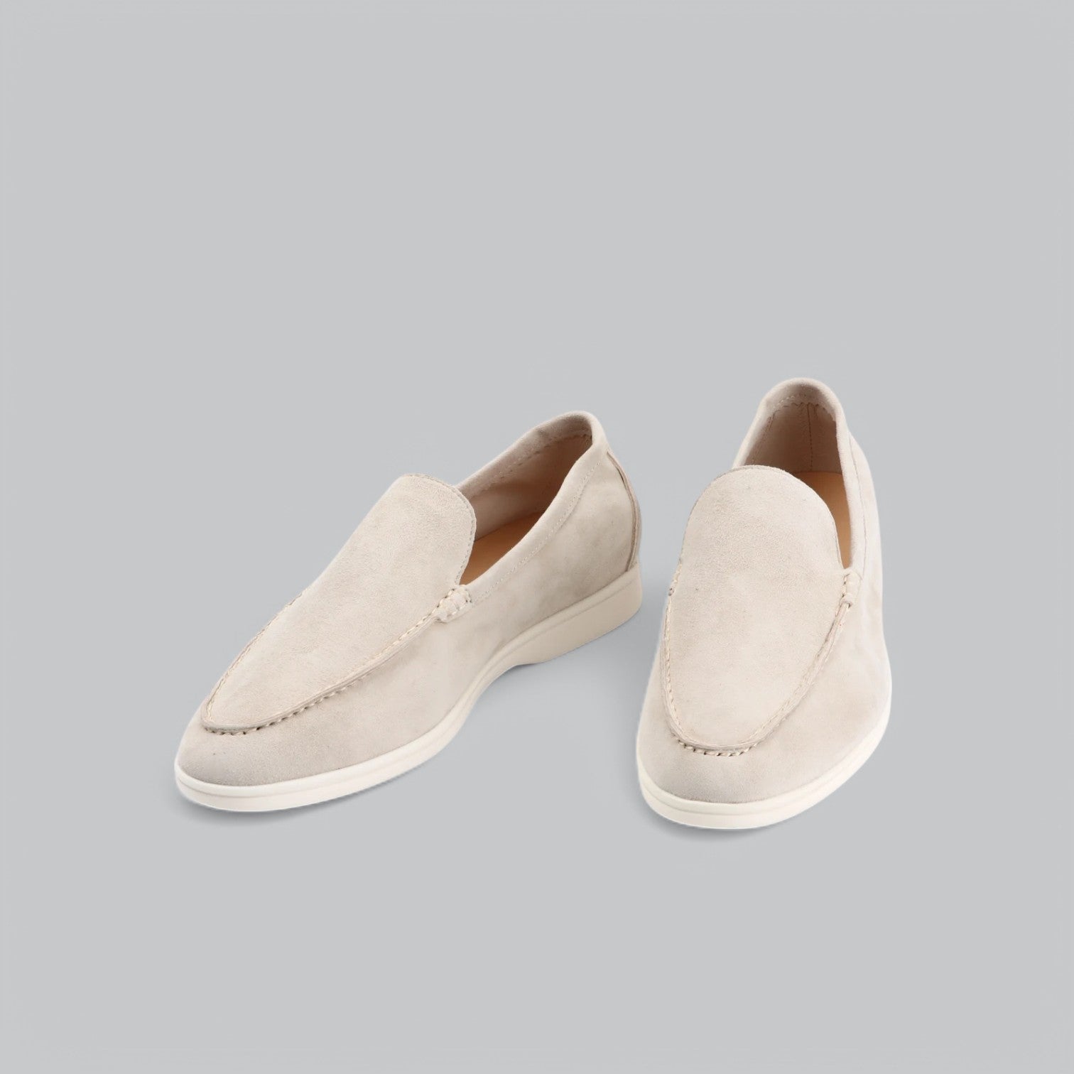 Herren Sommer Loafers - Wildleder Mokassins Slip-On Schuhe